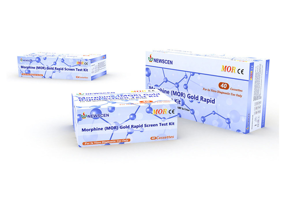 Colloidal Gold Urine IVD Morphine MOR Rapid Test Cassette