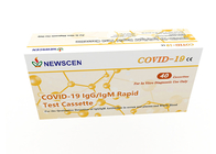 Νέα κασέτα δοκιμής Coronavirus ολόκληρου αίματος άκρων δακτύλου 20uL CE IVD